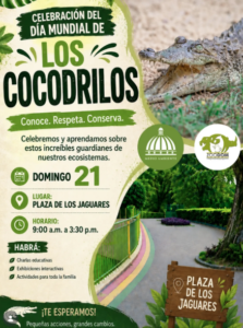 Zoológico Nacional invita a celebrar el Día Mundial de los Cocodrilos con una jornada educativa para toda la familia