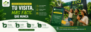 Zoológico Nacional lanza boletería digital para la compra de entradas en línea.